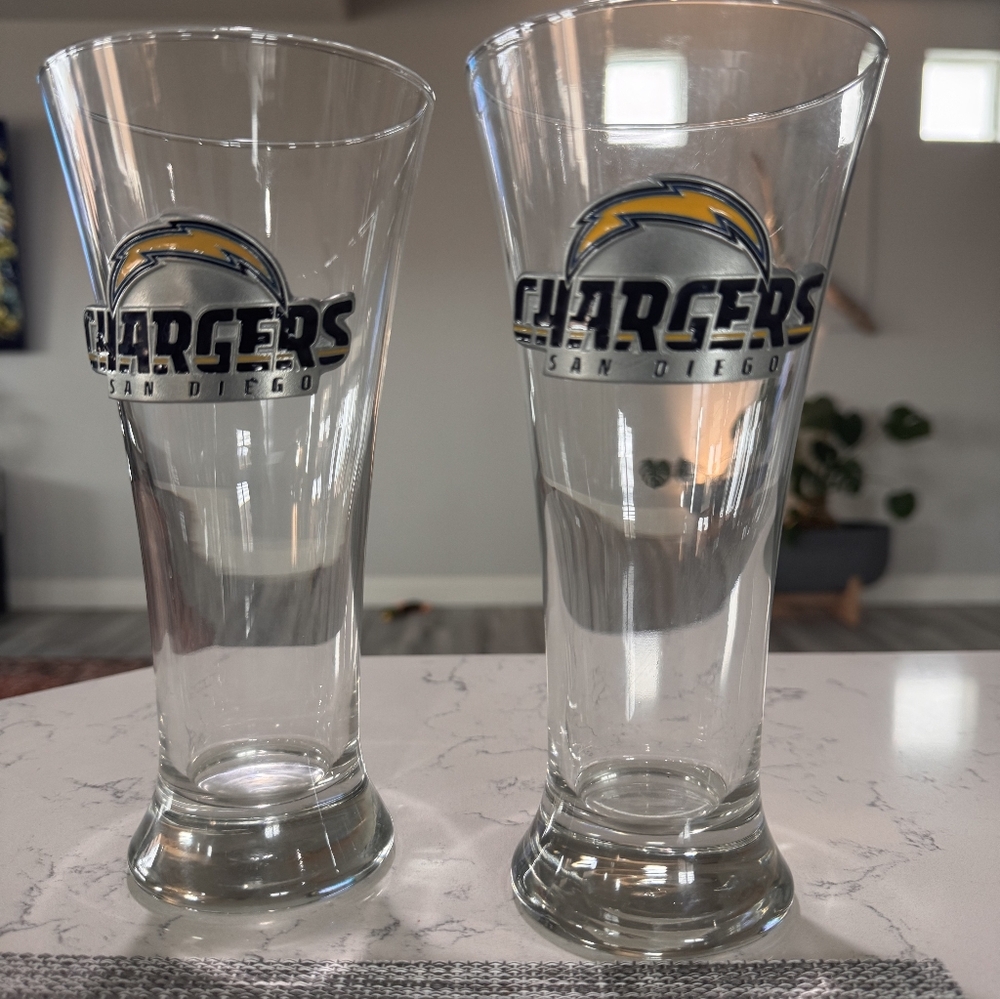 Chargers San Diego Pint Glass Set